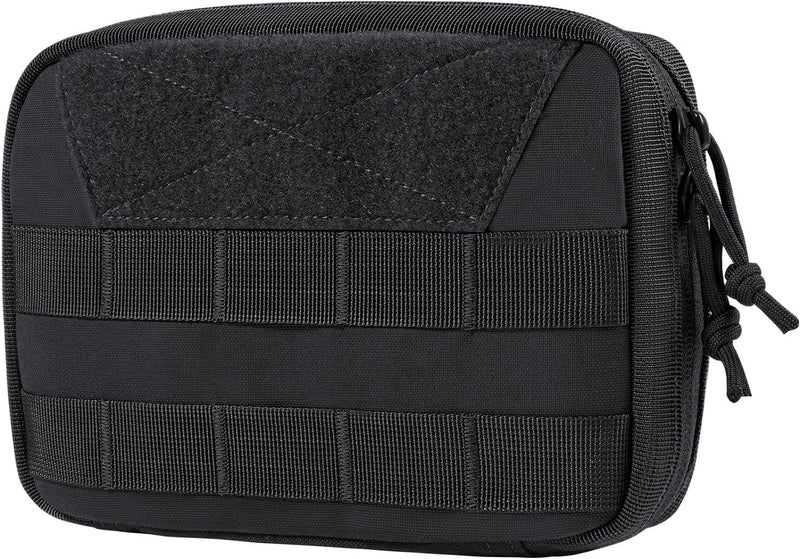 OneTigris حقيبة OneTigris MOLLE، حقيبة إدارية تكتيكية لحزام أدوات EDC، منظم أدوات بسحاب، حقيبة خصر Utility 7.5"x5"x2" - Image 1